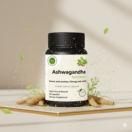 Ashwagandha Extract Capsules- Stress, Energy & Vitality Support