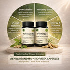 Ashwagandha & Moringa Capsules – Stress & Energy Support