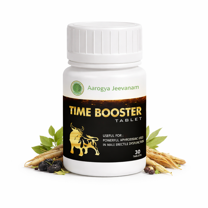 Time Booster Tablets – Traditional Ayurvedic Energy Support