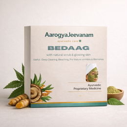 Bedaag Herbal Ubtan Face Scrub – Neem, Manjistha & Multani Mitti for Clear, Glowing Skin (50 gm)
