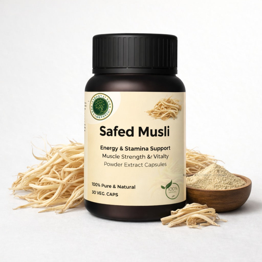 Safed Musli Capsules – Natural Strength & Stamina Support
