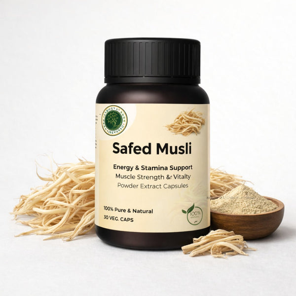 Safed Musli Capsules – Natural Strength & Stamina Support